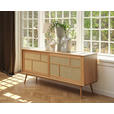 SIDEBOARD 180/79/45 cm  in Naturfarben, Eichefarben  - Eichefarben/Naturfarben, Trend, Naturmaterialien/Holzwerkstoff (180/79/45cm) - Carryhome