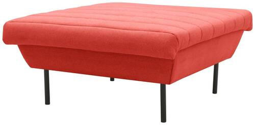 HOCKER Orange  - Schwarz/Orange, Design, Textil/Metall (90/45/105cm) - LOOKS by W.Joop