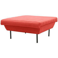 HOCKER Orange  - Schwarz/Orange, Design, Textil/Metall (90/45/105cm) - LOOKS by W.Joop