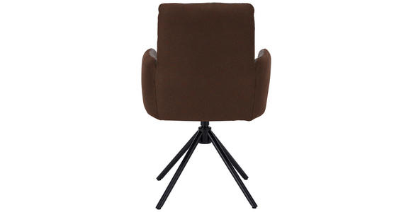 ARMLEHNSTUHL in Stahl Flachgewebe - Blau/Schwarz, Design, Textil/Metall (58/91/62cm) - Dieter Knoll