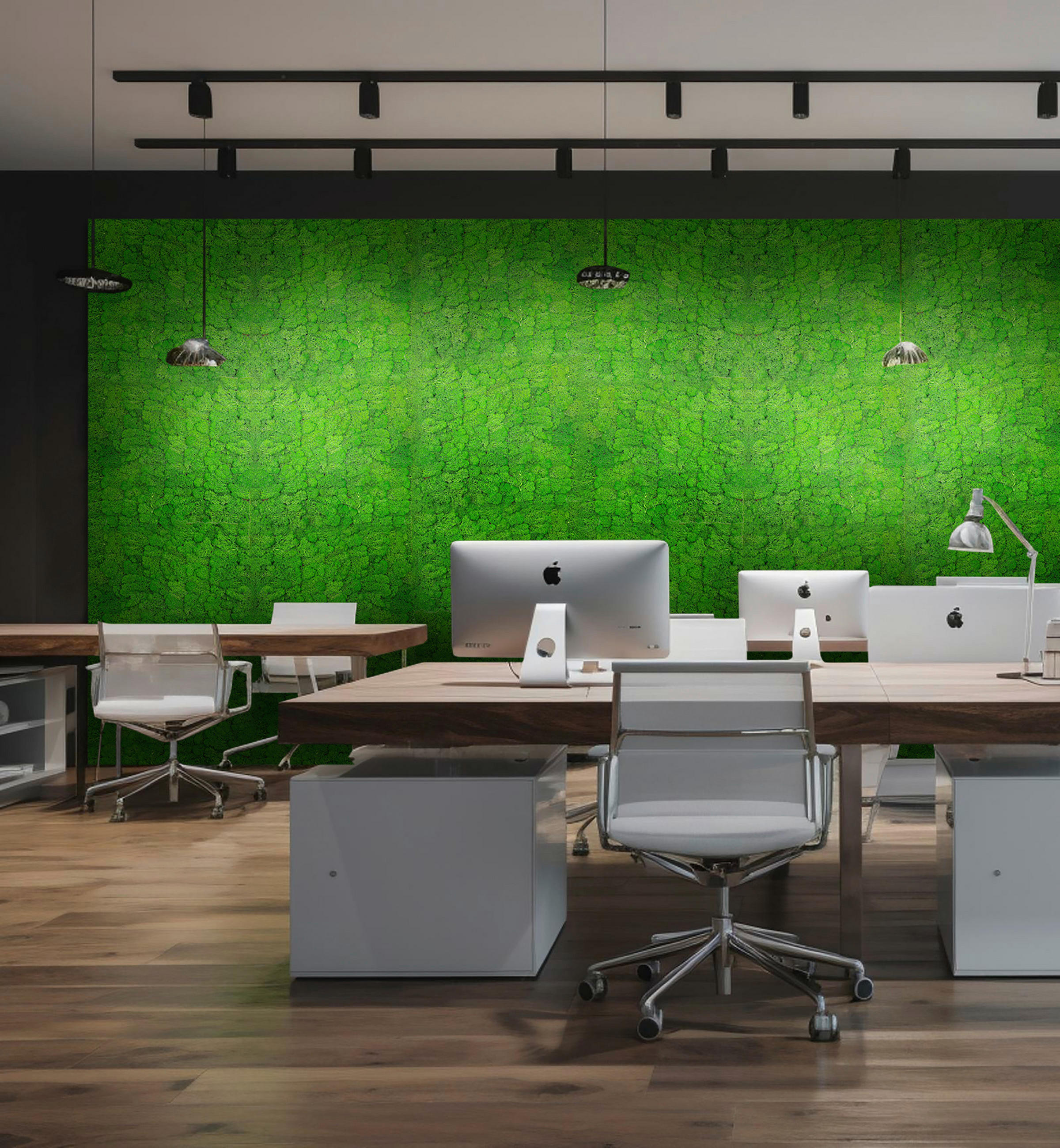 AKUSTIKPANEEL Modular Wall System Moos 52/52/4 cm  - Grün, KONVENTIONELL, Naturmaterialien (52/52/4cm) - Jangal