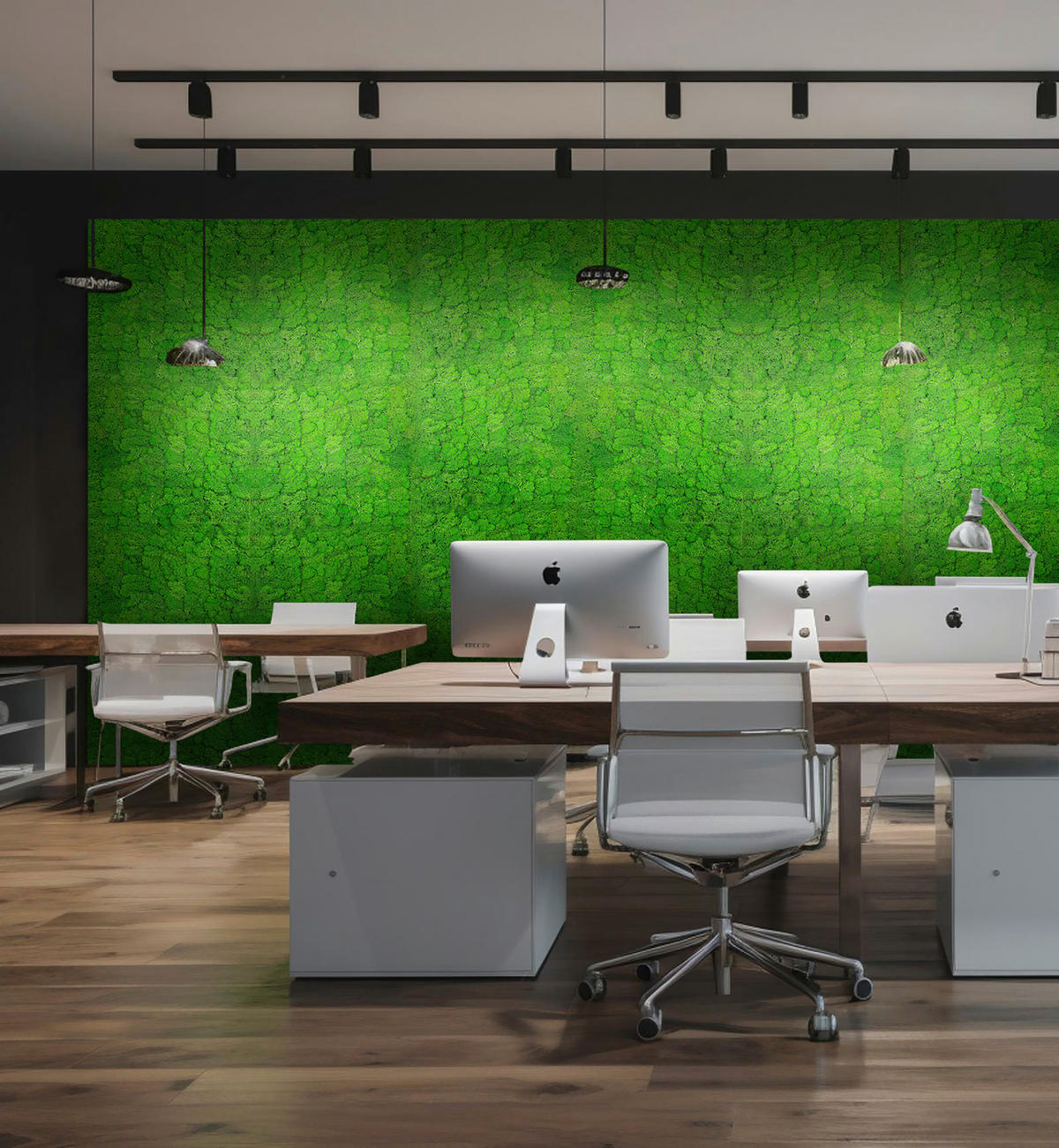 AKUSTIKPANEEL Modular Wall System Moos 52/52/4 cm  - Grün, KONVENTIONELL, Naturmaterialien (52/52/4cm) - Jangal