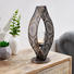 TEELICHTHALTER - Bronzefarben, Basics, Glas/Metall (9,5/27,5/9cm) - Ambia Home