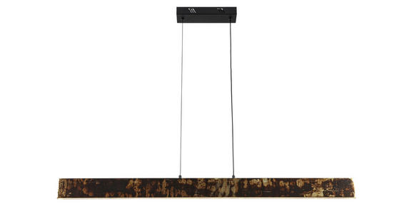 LED-HÄNGELEUCHTE Oxira 110/7/120 cm  - Multicolor/Schwarz, Design, Kunststoff/Metall (110/7/120cm) - Dieter Knoll