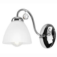 WANDLEUCHTE 20/14 cm   - Chromfarben, Design, Glas (20/14cm)