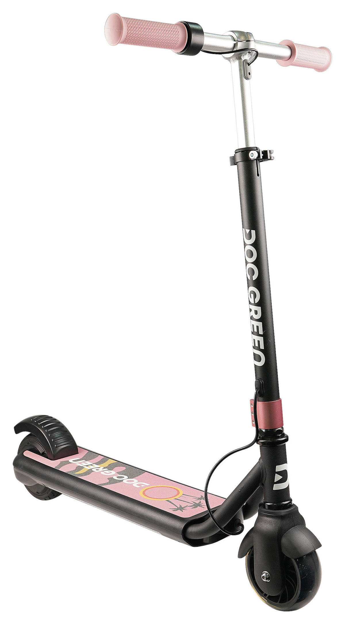KIDS E-SCOOTER 22 DOC GREEN  - Rosa, KONVENTIONELL, Kunststoff/Metall (72/84/39cm) - Atrigo
