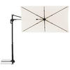 AMPELSCHIRM ca. 240x135 cm  - Schwarz/Naturfarben, Basics, Textil/Metall (240/135cm) - Doppler