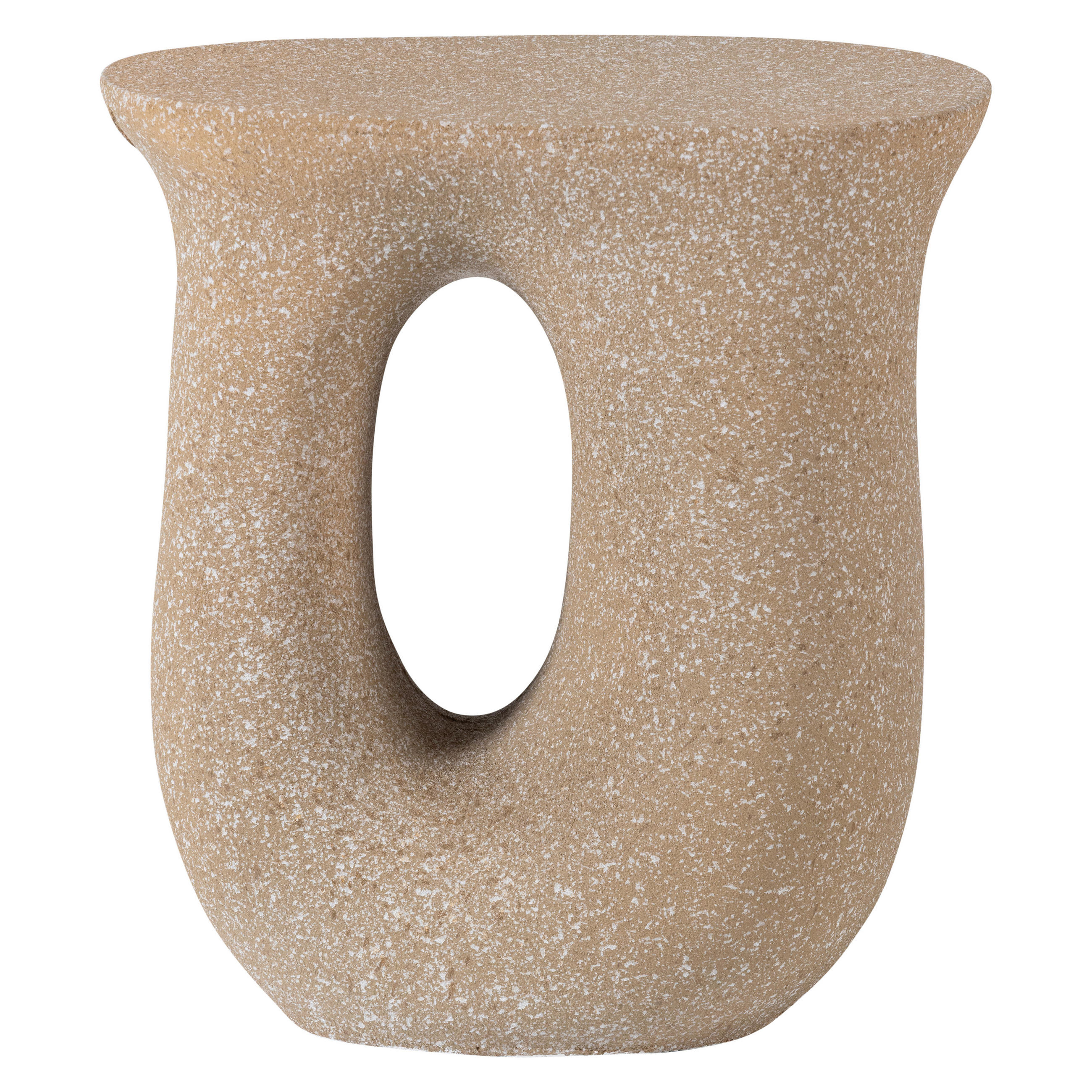 BEISTELLTISCH 42/33/45 cm Moson Beige organisch  - Beige, Design, Keramik/Metall (42/33/45cm) - Livetastic