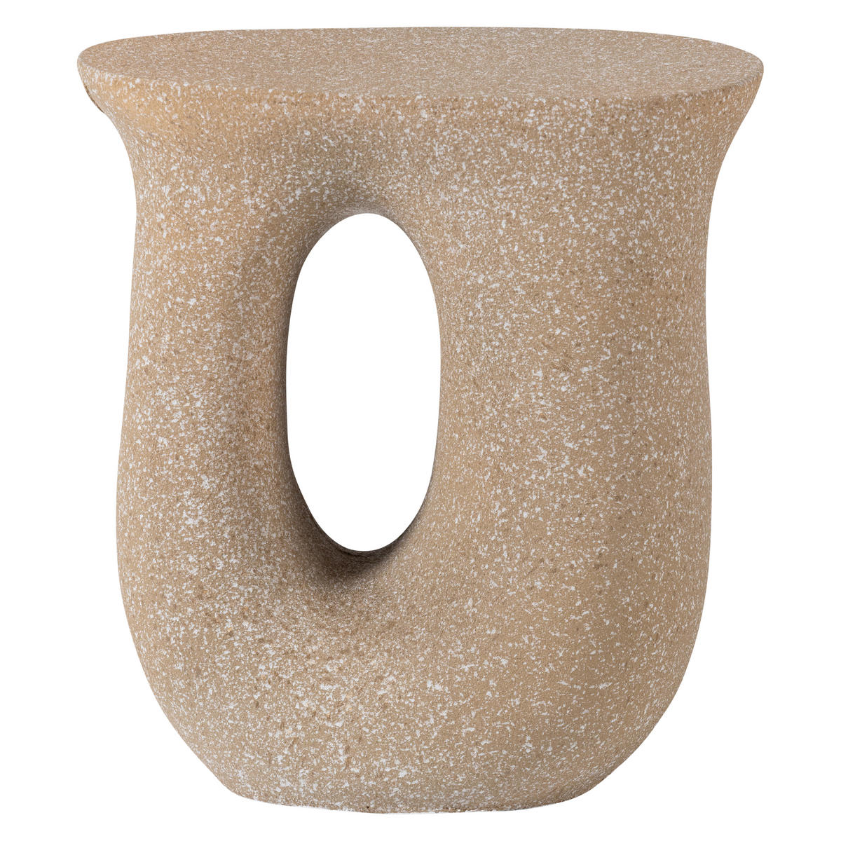 BEISTELLTISCH 42/33/45 cm Moson Beige organisch  - Beige, Design, Keramik/Metall (42/33/45cm) - Livetastic