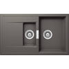 SPÜLE MONO D-150-A / MOND150ASIL  - Grau, Basics, Stein (86/51cm) - Schock