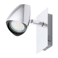 NÁSTĚNNÉ SVÍTIDLO, 12/6/4 cm - barvy chromu, Basics, kov/plast (12/6/4cm) - Eglo