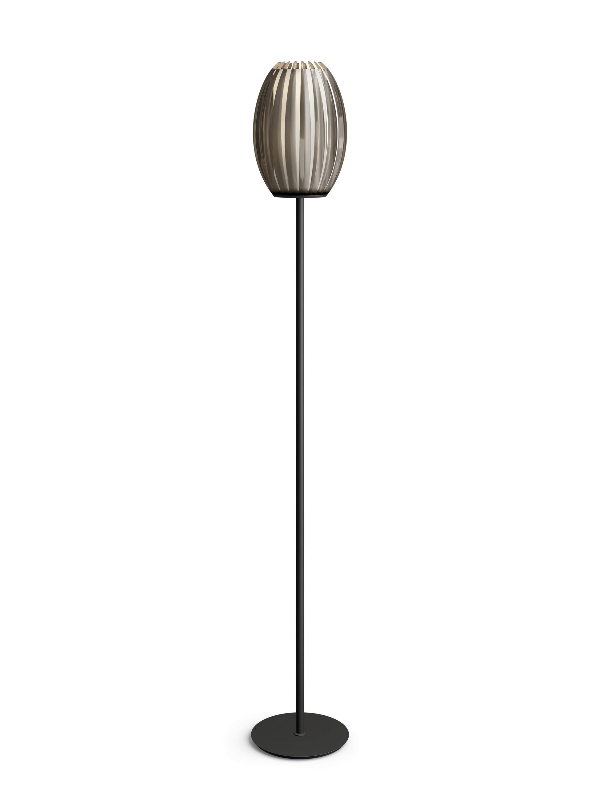 STEHLEUCHTE 25/165 cm    - Dunkelbraun/Schwarz, Design, Kunststoff/Metall (25/165cm) - Belid