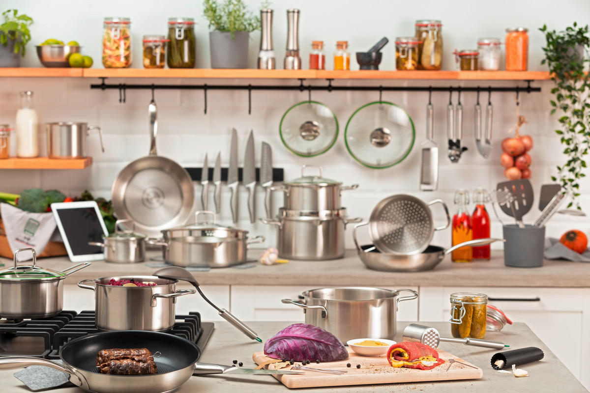 Cratiță Cu Coadă 1,0 L  - culoare inox, Design, metal (16cm) - Chefkoch+Fackelmann