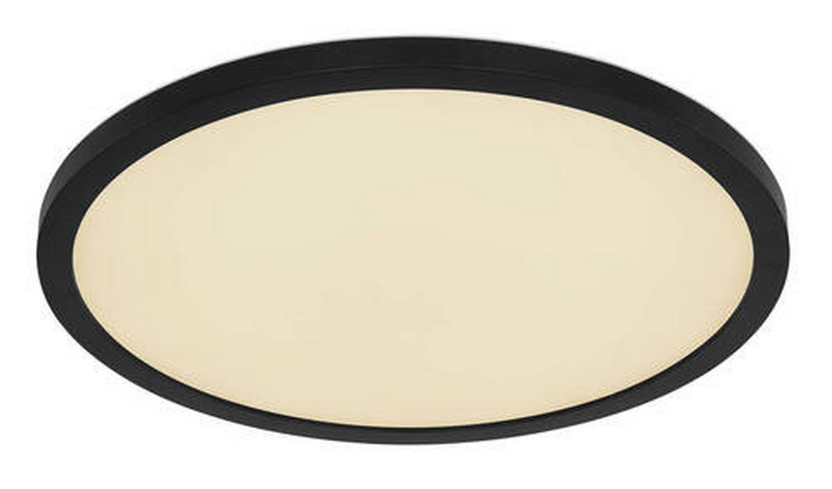 LED-TAKLAMPA 18 W 29,4/2,5 cm  - vit/opal, Design, plast (29,4/2,5cm) - Globo