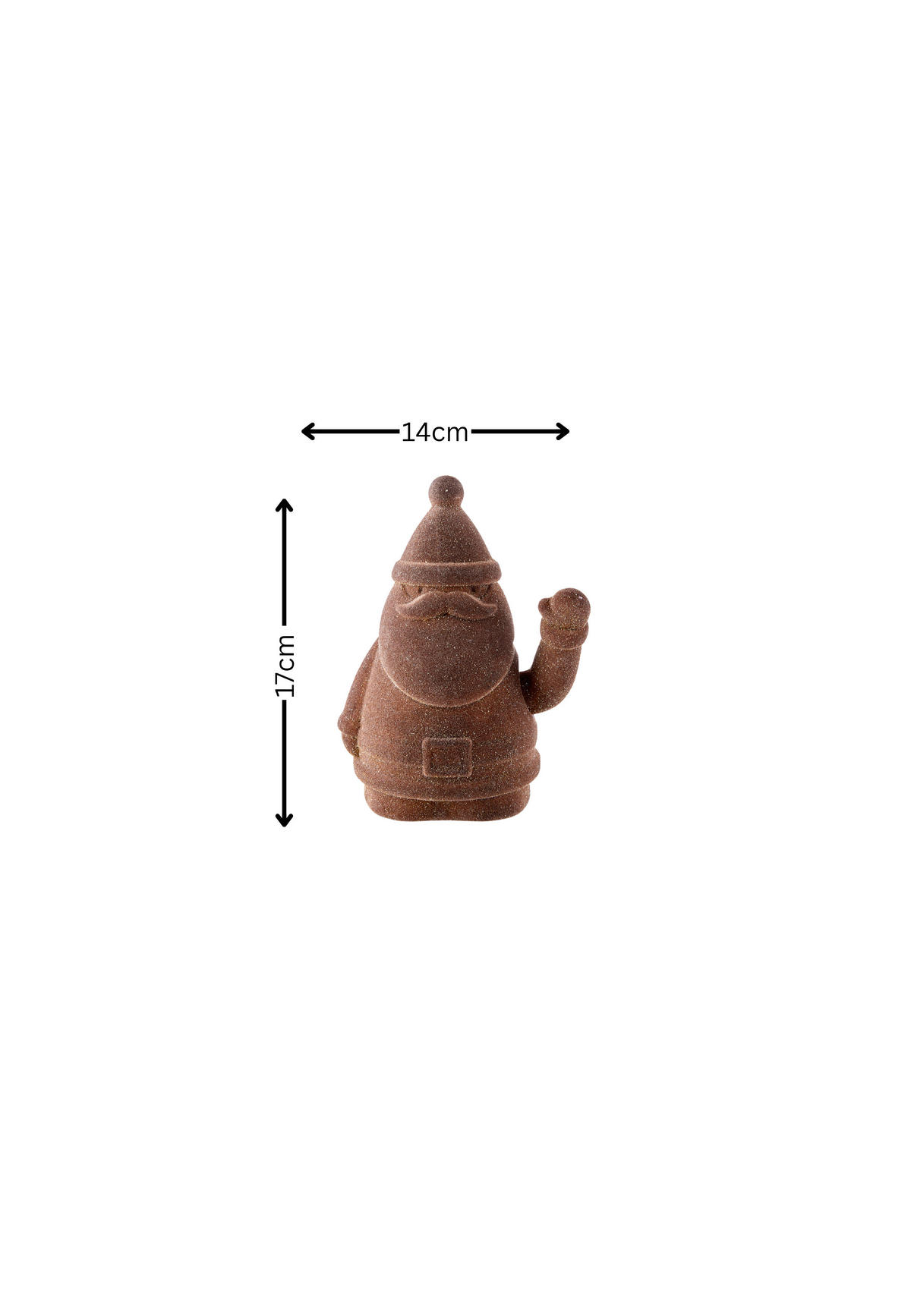 DEKOWEIHNACHTSBAUM Winter 2026  - Braun, Basics, Kunststoff (14/17cm) - FYNCH-HATTON