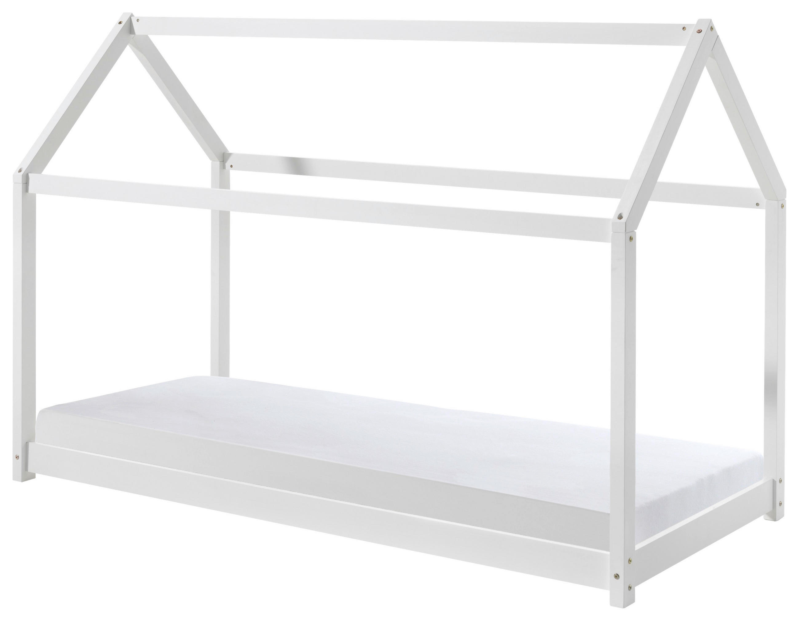 HAUSBETT Matratze, Rollrost 90/200 cm  - Weiß, Natur, Holz/Textil (90/200cm) - MID.YOU