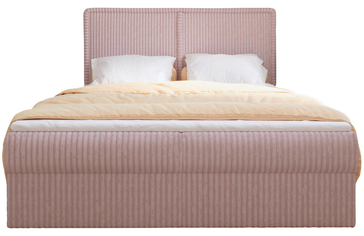 BOXBETT 140/200 cm  in Pink  - Pink/Schwarz, MODERN, Holz/Kunststoff (140/200cm) - MID.YOU
