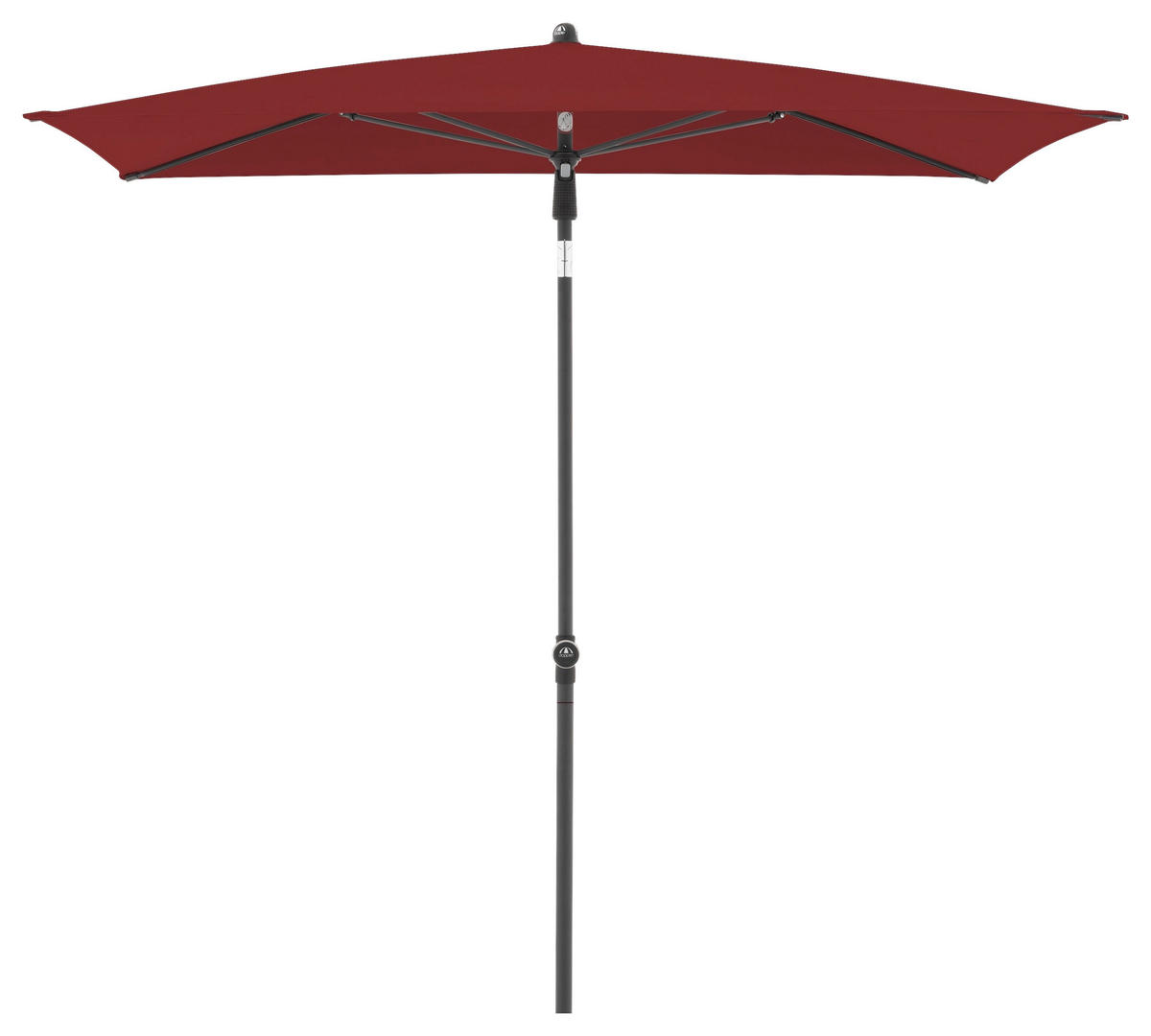SENČNIK - črna/bordo, Design, kovina/tekstil (120/200cm) - Doppler