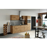 KÜCHENLEERBLOCK   in Eichefarben  - Eichefarben/Anthrazit, MODERN, Holzwerkstoff (270/200/60cm) - Held