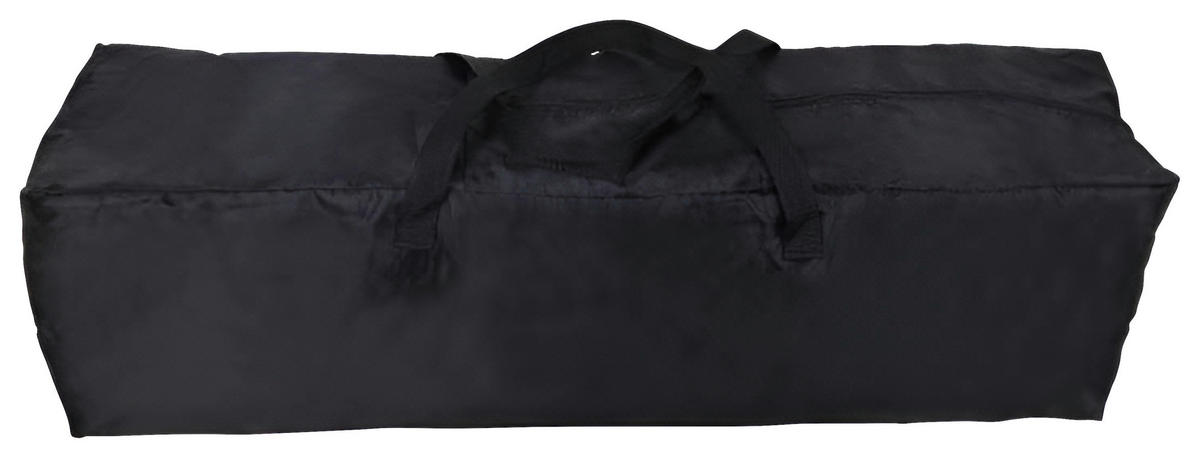 REISEBETT   - Schwarz, Basics, Kunststoff/Textil (120/60/74cm) - My Baby Lou