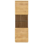 VITRINE  in massiv Eiche Eichefarben  - Eichefarben/Transparent, Natur, Glas/Holz (65/205,8/38cm) - Linea Natura