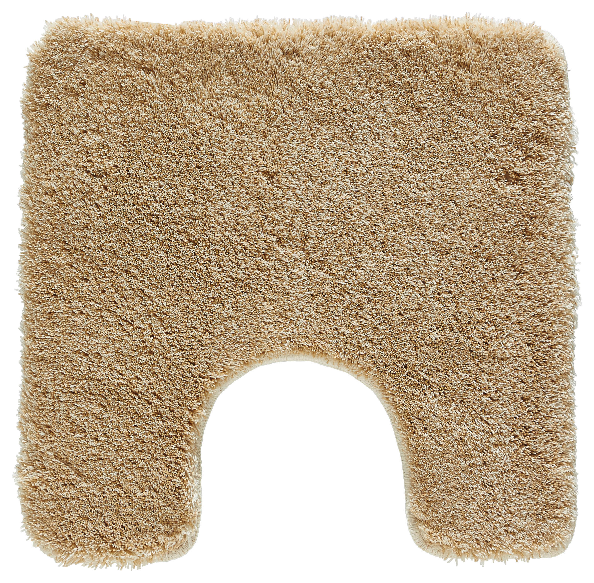 WC-VORLEGER Relax 55/55 cm - Champagner, Basics, Kunststoff/Textil (55/55cm) - Kleine Wolke