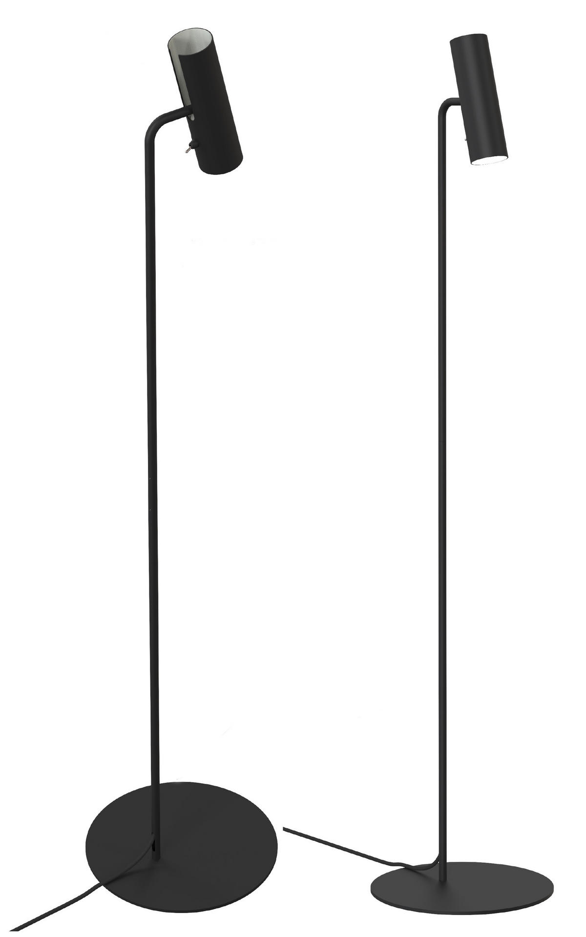STEHLEUCHTE MIB 6/141 cm   - Schwarz, Design, Metall (6/141cm) - Nordlux
