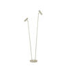 LED-STEHLEUCHTE 95,8/137 cm    - Sandfarben/Weiß, Basics, Kunststoff/Metall (95,8/137cm) - Hell