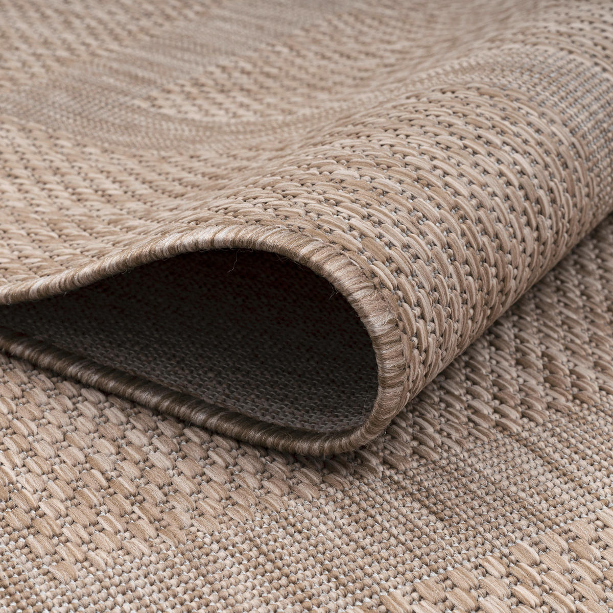 FLATVÄVD MATTA 200/200 cm Relax  - beige, Basics, textil (200/200cm) - Novel