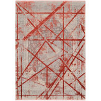 WEBTEPPICH 160/230 cm Arizona Grau, Rot  - Rot/Grau, Design, Textil (160/230cm) - Musterring
