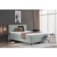 BOXBETT 160/200 cm  in Hellgrau  - Hellgrau/Schwarz, Design, Holz/Holzwerkstoff (160/200cm) - Xora