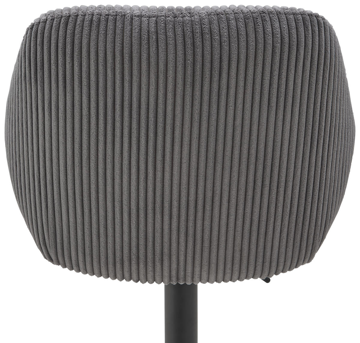 BARHOCKER in Metall, Textil Grau, Schwarz  - Schwarz/Grau, Lifestyle, Textil/Metall (44/95-117/55cm) - Livetastic