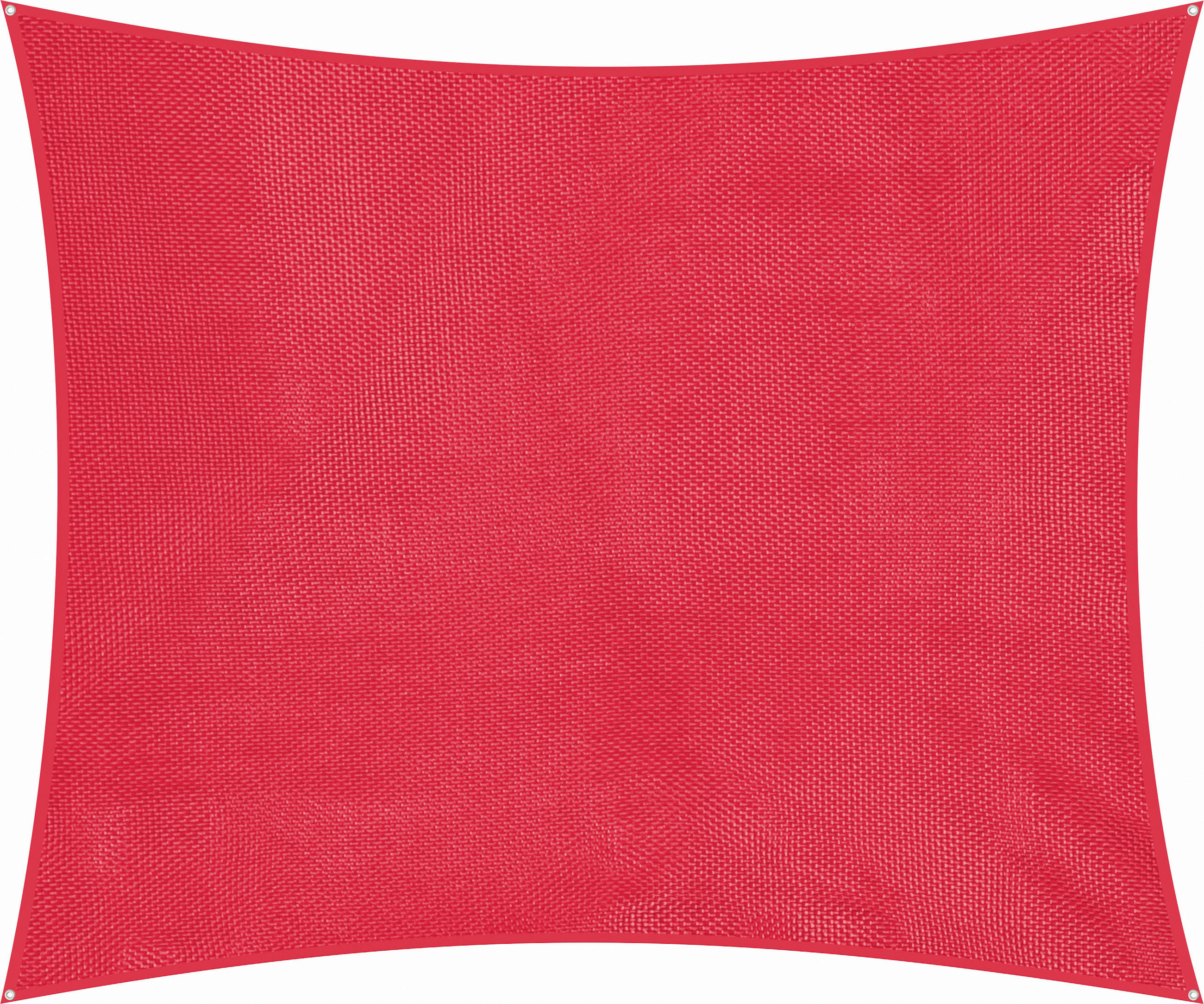 GARTENSONNENSEGEL - Rot, Basics, Textil (250/0,3/300cm) - Schneider