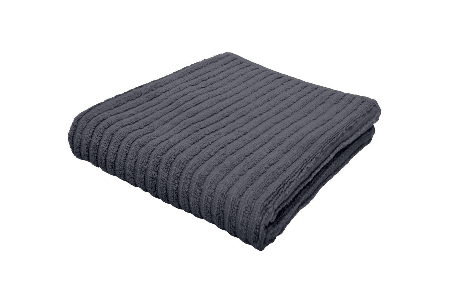 RUČNIK 50/90 cm , plava, tamno siva COCO - tamno siva/plava, Basics, tekstil (50/90cm) - Esposa