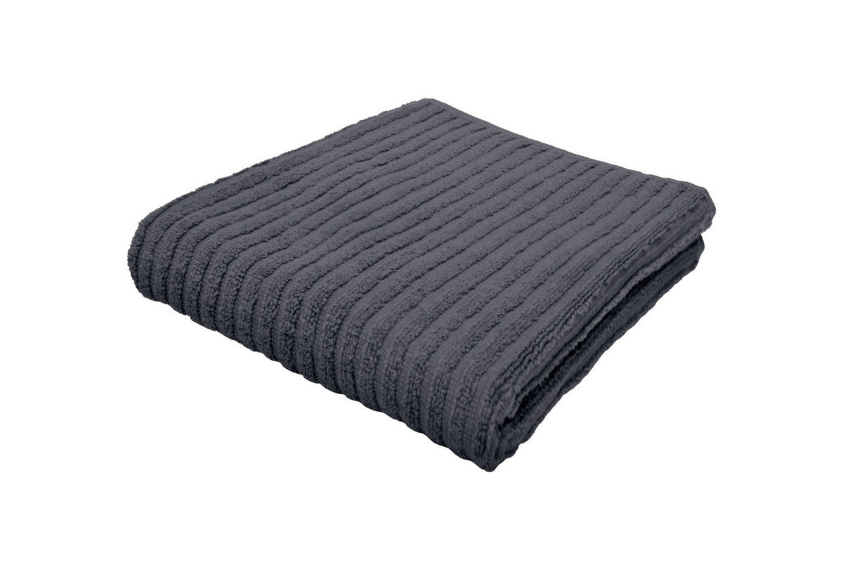 TÖRÖLKÖZŐ 70/130 cm sötétszürke  - sötétszürke, Basics, textil (70/130cm) - Esposa