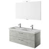 BADEZIMMER  in 120 cm  - Weiß/Grau, KONVENTIONELL, Holzwerkstoff (120cm) - Pelipal