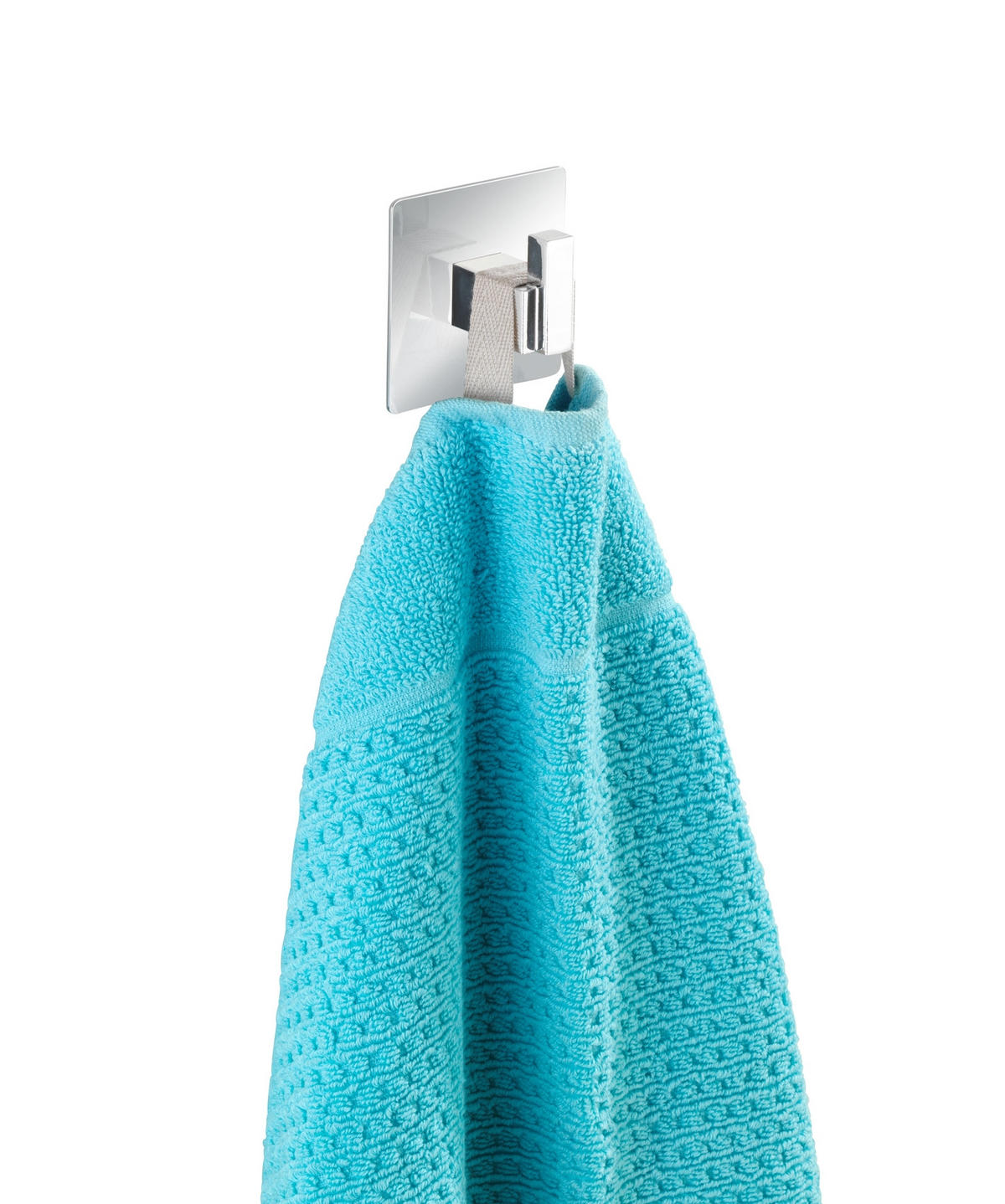 VÄGGKROK  i stålfärgad  - stålfärgad, Design, plast (9/11/9cm)