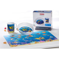 KINDERGESCHIRRSET Haribo Porzellan 2-teilig  - Blau, KONVENTIONELL, Keramik (19/19/9,5cm) - Ritzenhoff Breker