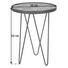 BEISTELLTISCH Recyclingholz, Teakholz massiv rund Braun, Schwarz - Schwarz/Braun, Trend, Holz/Metall (39/52cm) - Carryhome