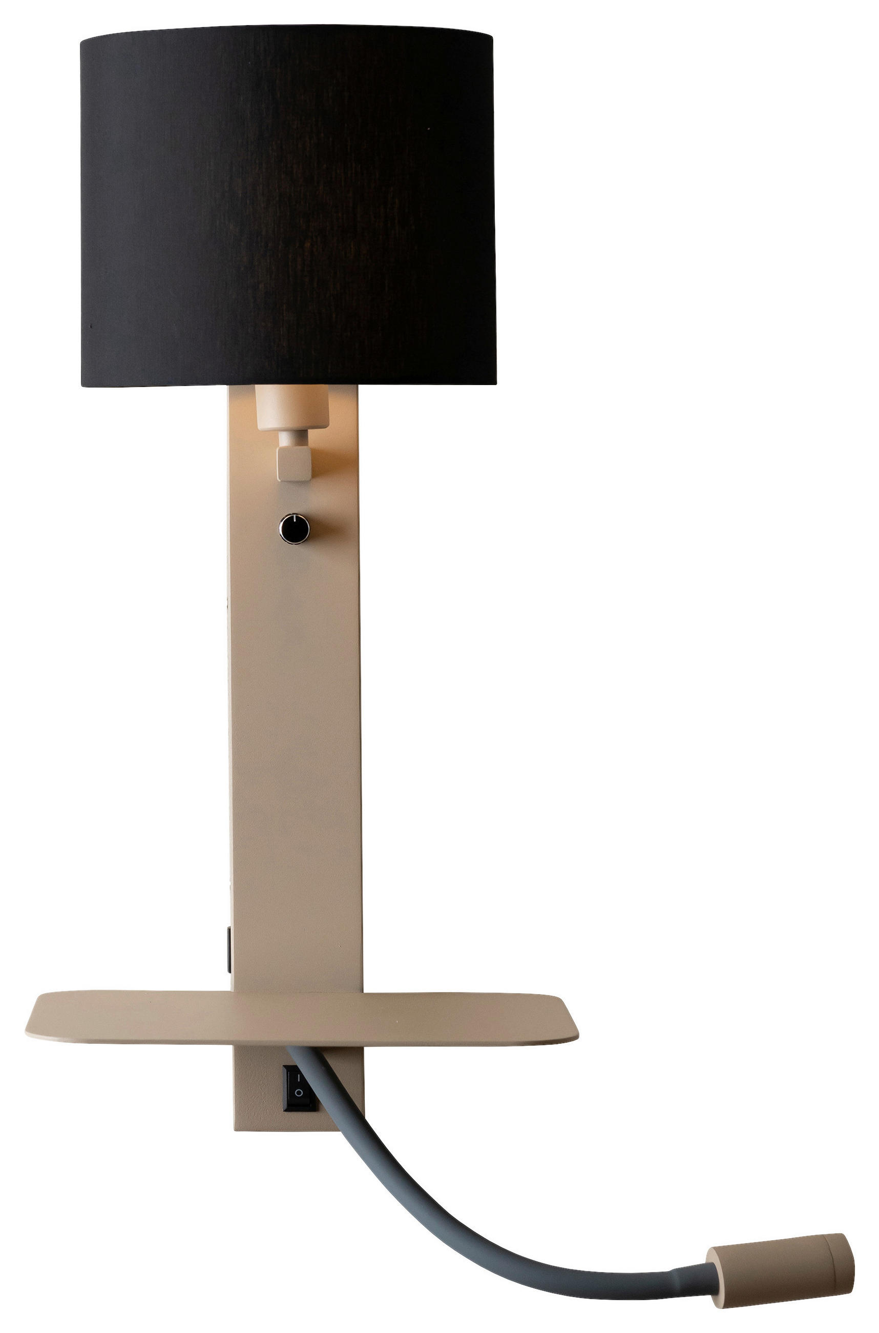 VÄGGLAMPA It's about RoMi 23,6/22/52 cm   - svart, Design, textil (23,6/22/52cm) - It's about Romi