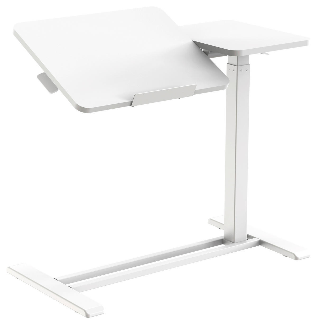 LAPTOPTISCH  Weiss höhenverstellbar  - Weiss, Modern, Holzwerkstoff/Kunststoff (78/65,5/105/38cm) - MID.YOU