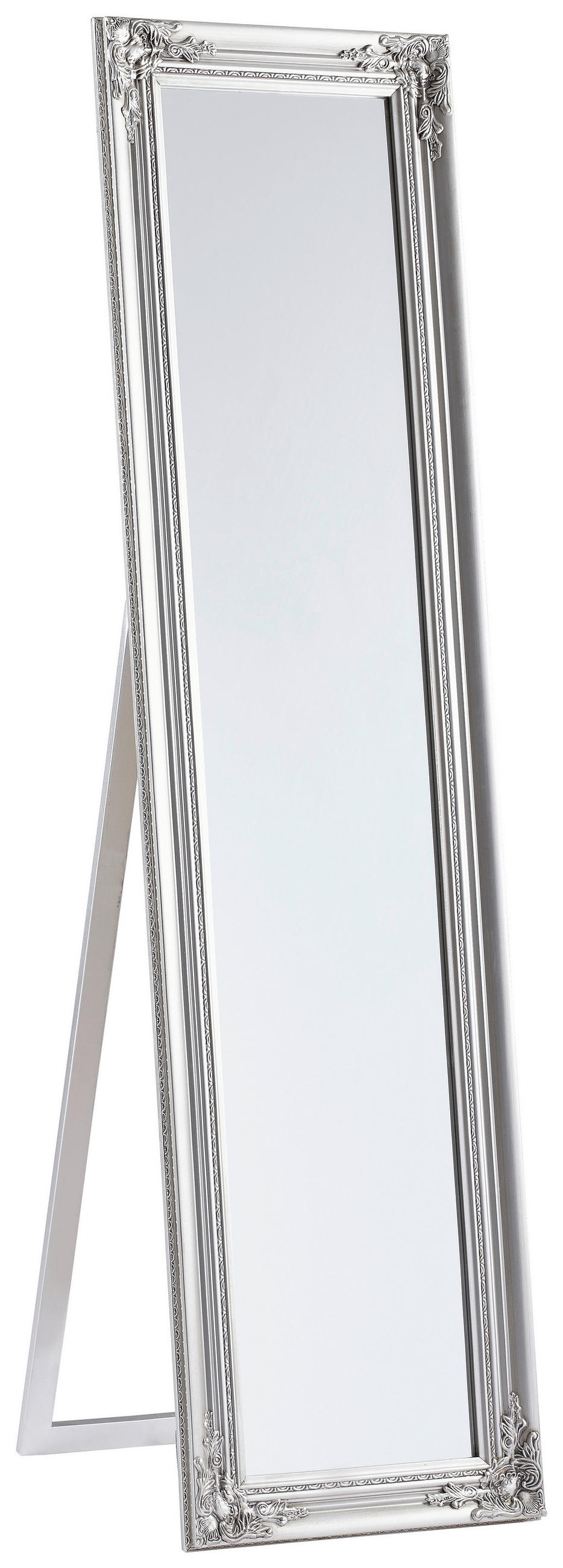 STANDSPIEGEL 44/168/5 cm  - Silberfarben, LIFESTYLE, Glas/Holz (44/168/5cm) - Carryhome