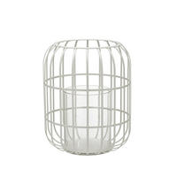 LATERNE - Beige, KONVENTIONELL, Metall (27,8/34,2cm) - Blomus