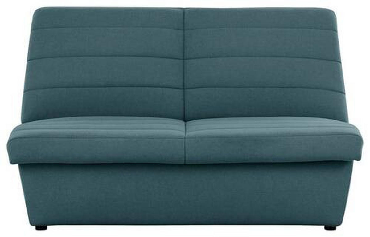 2-SITZER-SOFA in Webstoff Petrol  - Petrol/Schwarz, Design, Kunststoff/Textil (145/92/103cm) - LOOKS by W.Joop
