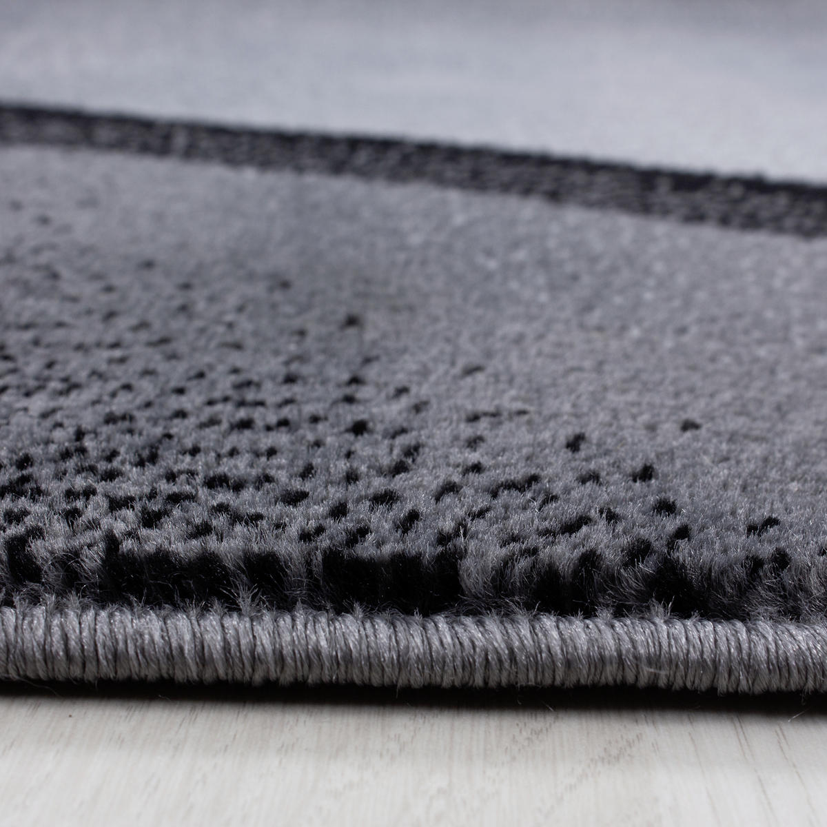 WEBTEPPICH 160/230 cm Plus 8010 Schwarz, Weiß  - Schwarz/Weiß, Design, Textil (160/230cm) - Novel