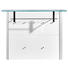 GARDEROBENPANEEL 96/78/33 cm - Alufarben/Weiß, Design, Glas/Holzwerkstoff (96/78/33cm) - Moderano GARDEROBENPANEEL 96/78/33 cm - Alufarben/Weiß, Design, Glas/Holzwerkstoff (96/78/33cm) - Moderano