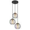 HÄNGELEUCHTE 39/150 cm    - Messingfarben/Schwarz, Basics, Metall (39/150cm) - Globo