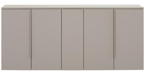 SCHUHSCHRANK  in 189/82/33 cm  - Taupe, Design, Holzwerkstoff/Metall (189/82/33cm) - Dieter Knoll