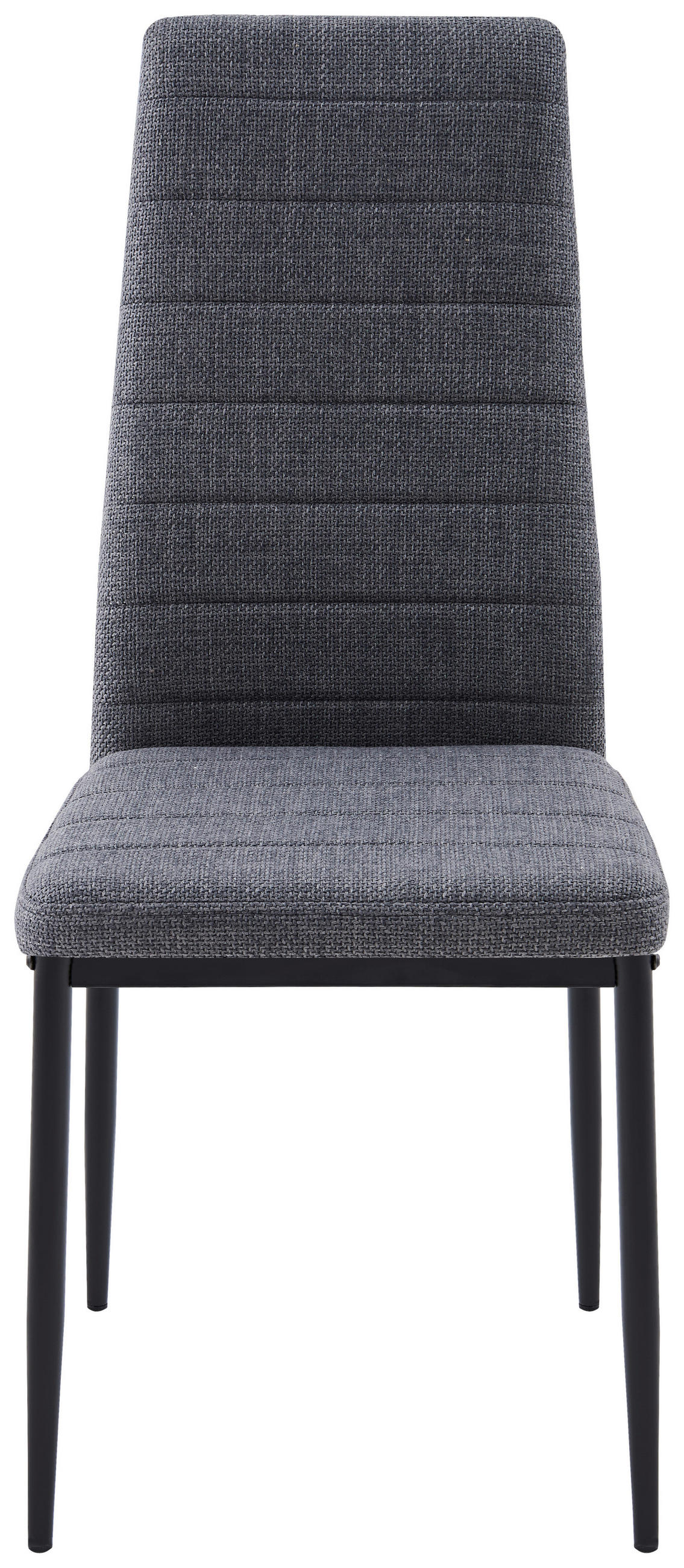 STOL, kovina, tekstil siva  - siva/črna, Design, kovina/tekstil (41/98/52cm) - Stylife