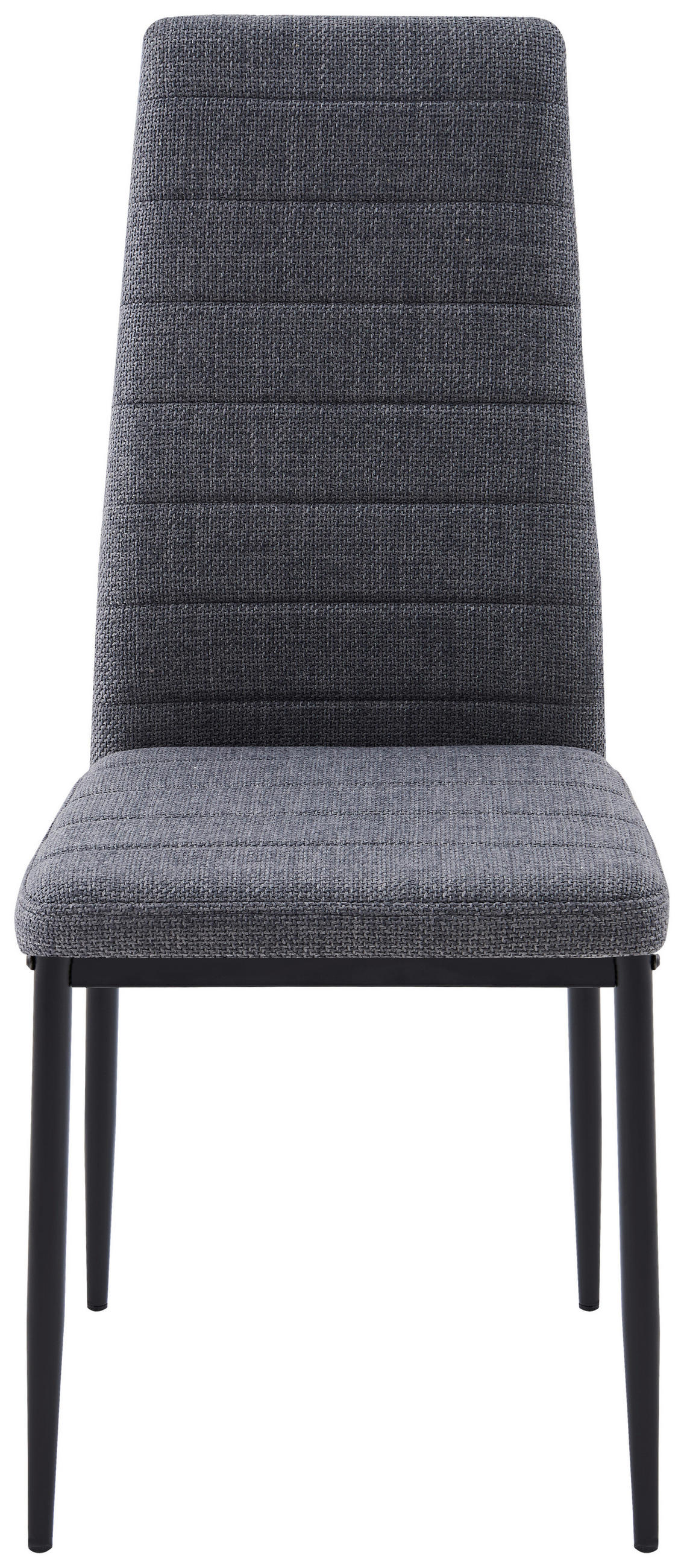STOL, kovina, tekstil siva  - siva/črna, Design, kovina/tekstil (41/98/52cm) - Stylife